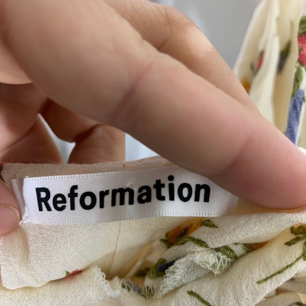 Reformation Floral Maxi Dress Cottagecore‎ Romantic Summer Slip Dress Large - Picture 5 of 8